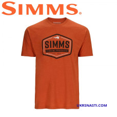 Футболка Simms Fly Patch T-Shirt Adobe Heather размер L